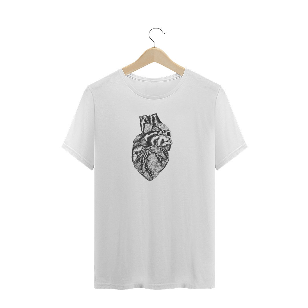 camisa coração masculina