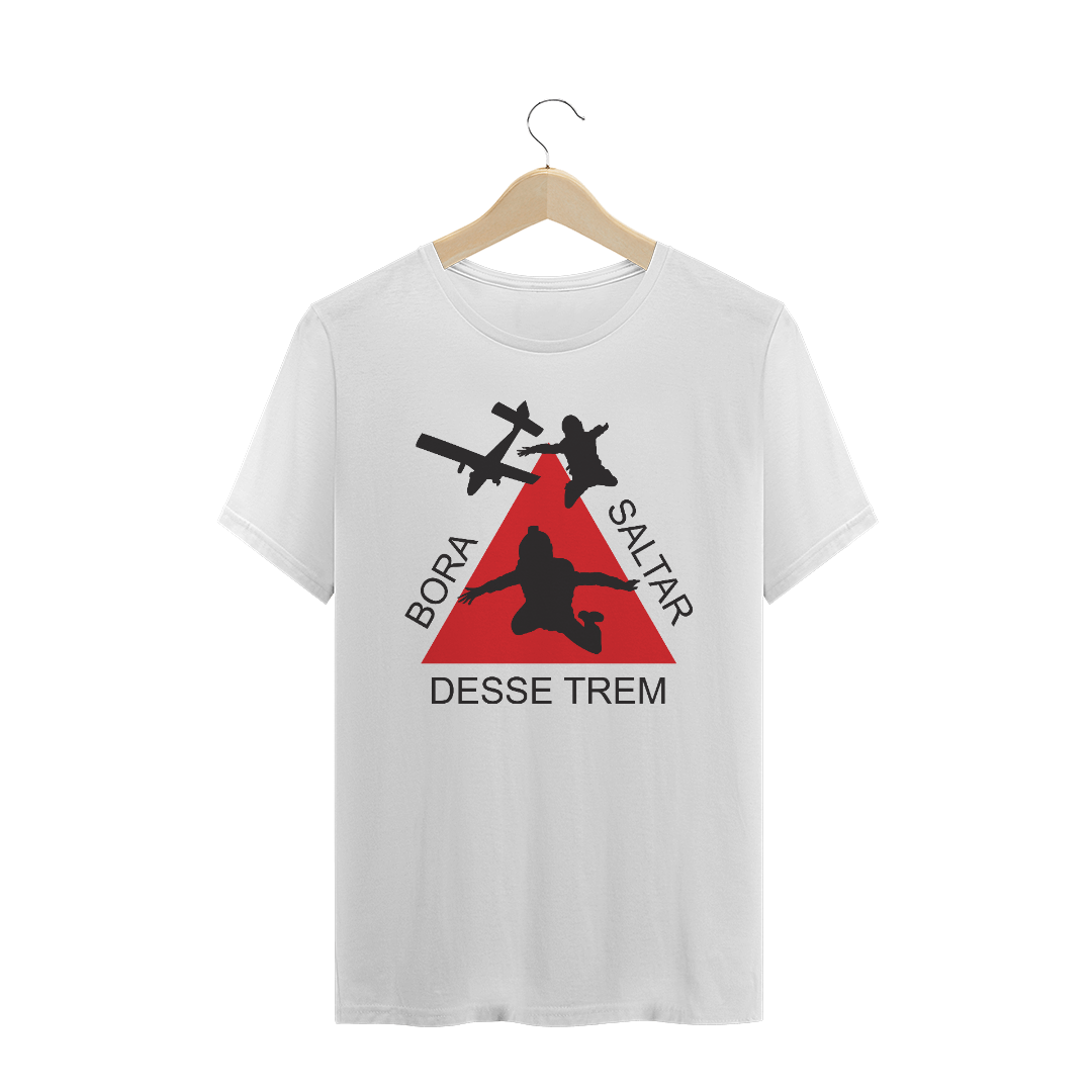 Nome do produto  Bora Pular desse trem - Camiseta Premium