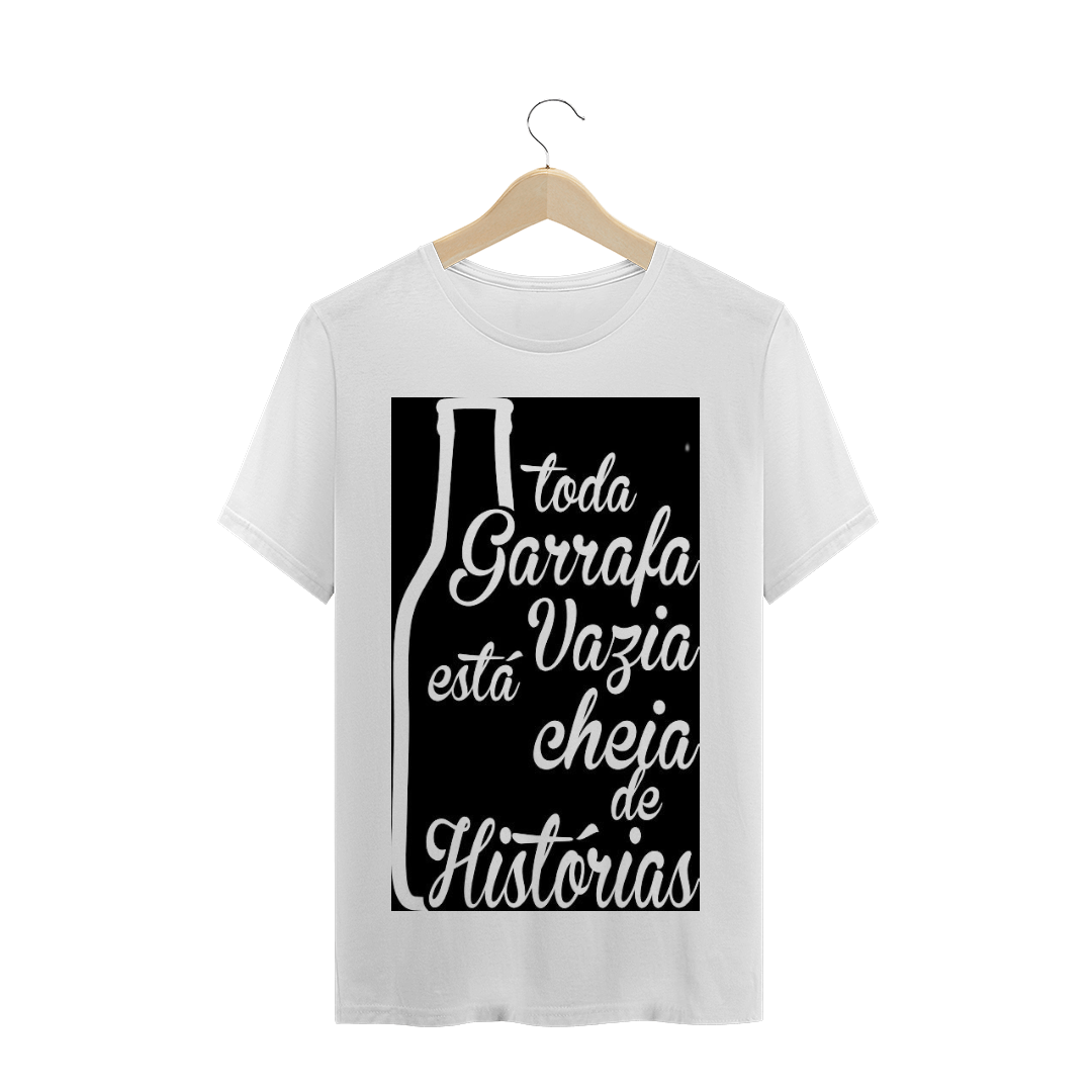 camisa masculina toda garrafa vazia