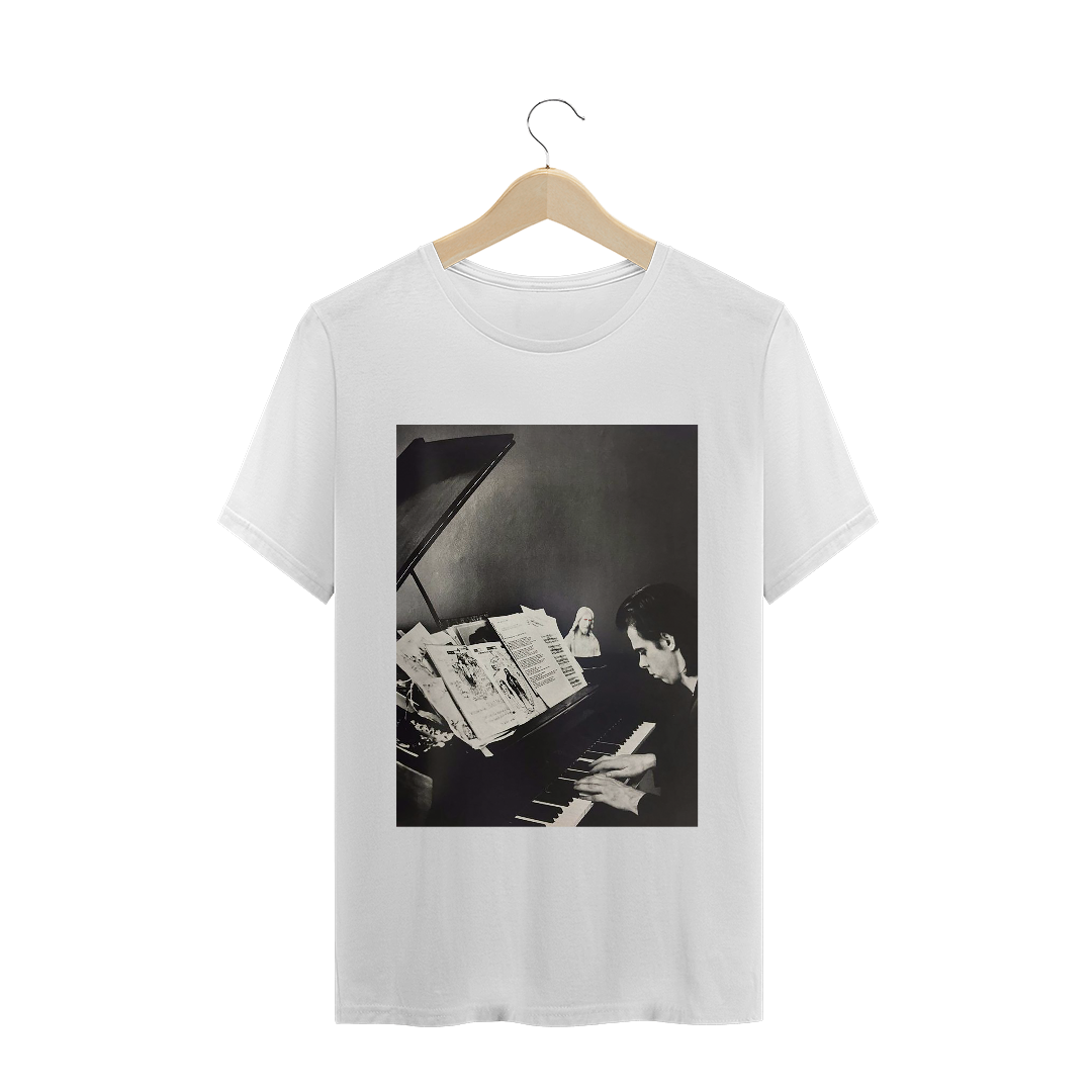 Nome do produto  Nick Cave At Piano - T-Shirt Quality