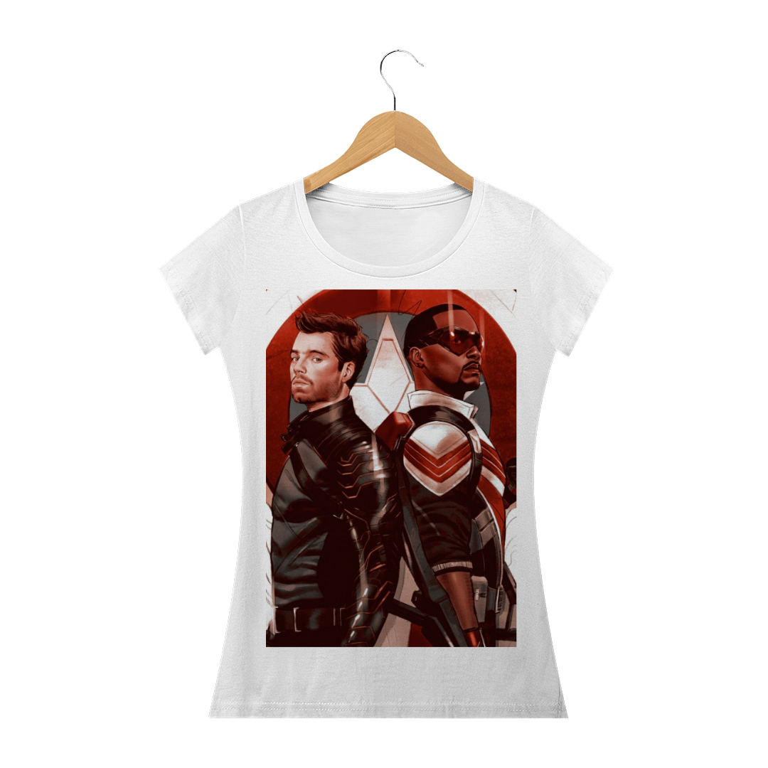 Nome do produto  Camiseta Falcão Negro e Soldado Invernal