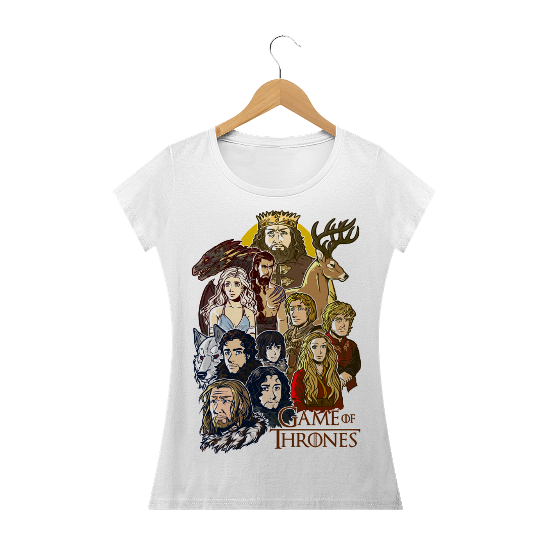 Nome do produto  Camiseta Baby Long - Game of Thrones