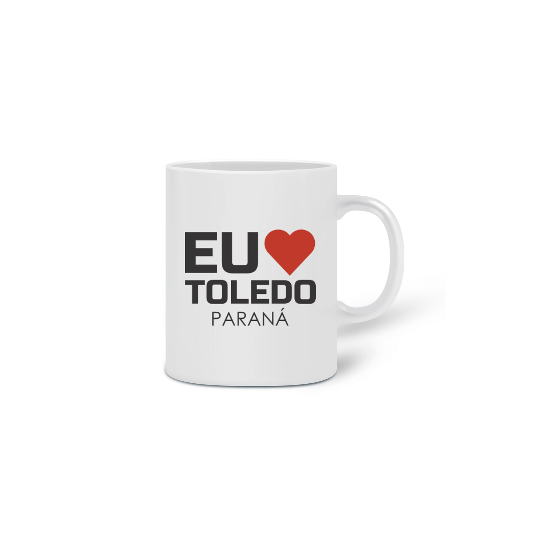 Nome do produto  Caneca - Eu Amo Toledo Paraná