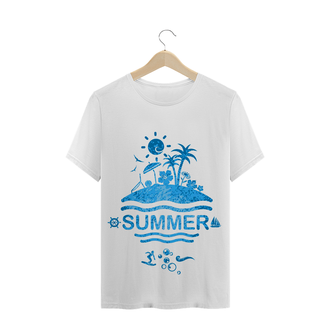 Nome do produto  Camiseta Masculina - Summer Acqua