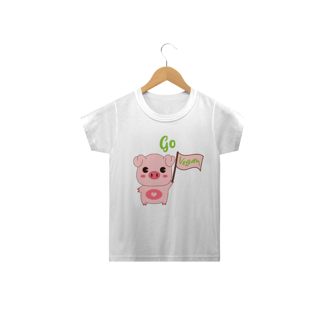 Nome do produto  Blusa Infantil Go Vegan