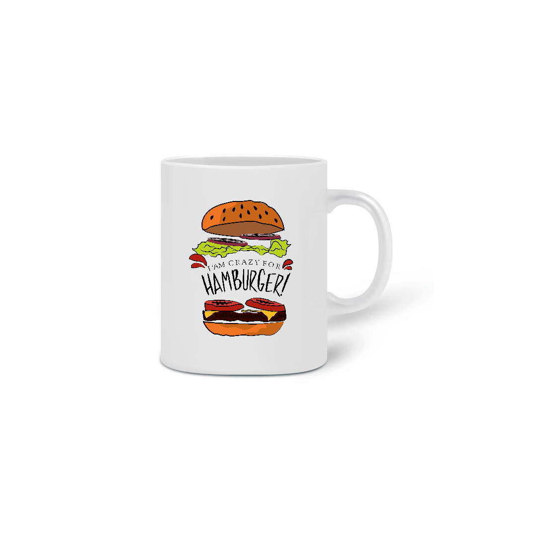 Caneca - Sou Louco por hamburguer