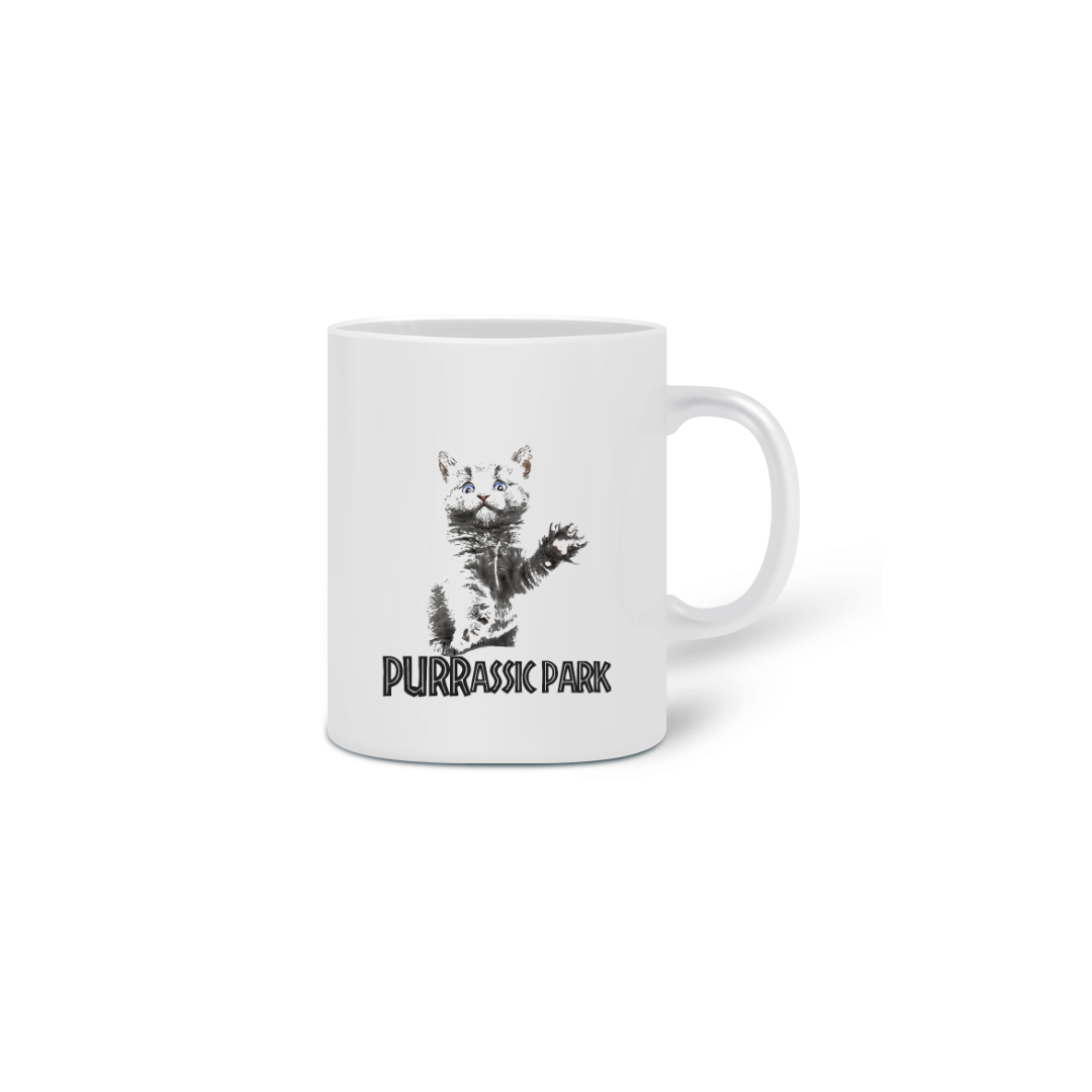 Nome do produto  Caneca PURRassic Park