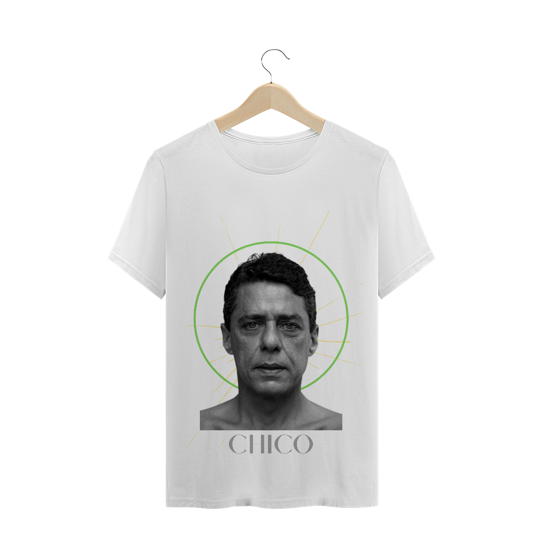 Nome do produto  T-SHIRT CHICO - COLEÇÃO BRASILIDADES - CHICO BUARQUE