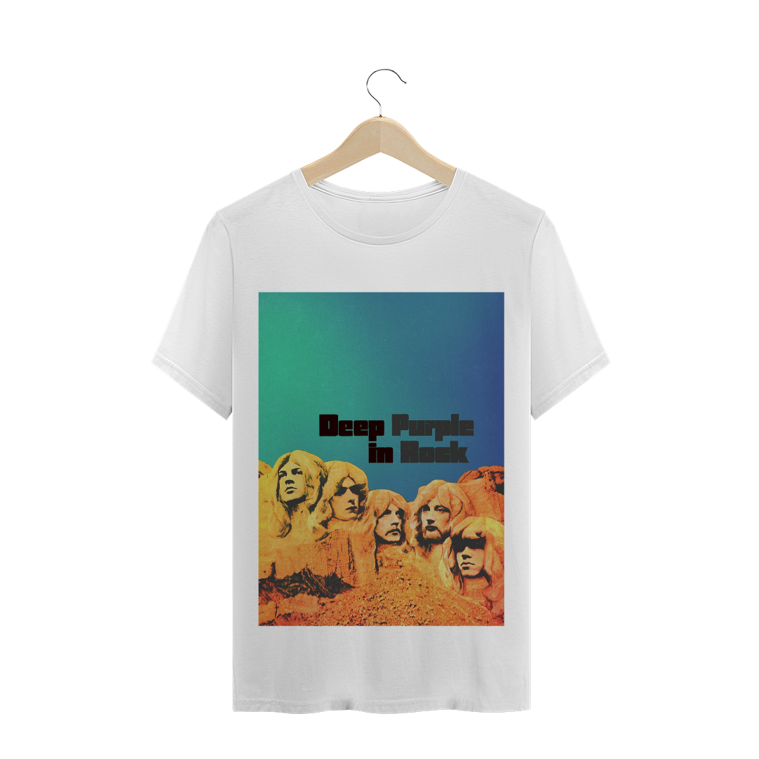 Nome do produto  T-SHIRT PRIME - COLEÇÃO ROCK - DEEP PURPLE