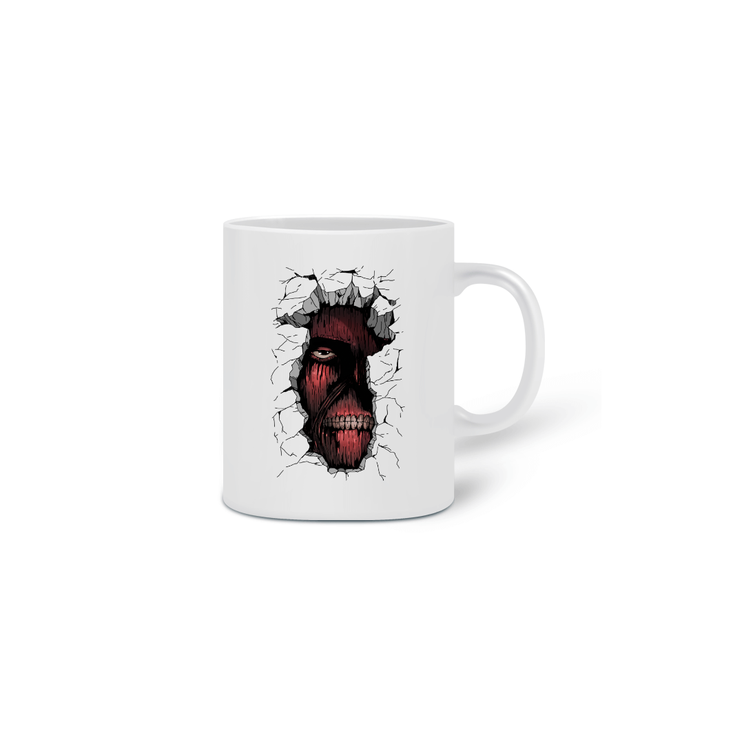 Nome do produto  Caneca Titã - Attack on Titan (Shingeki no Kyojin)