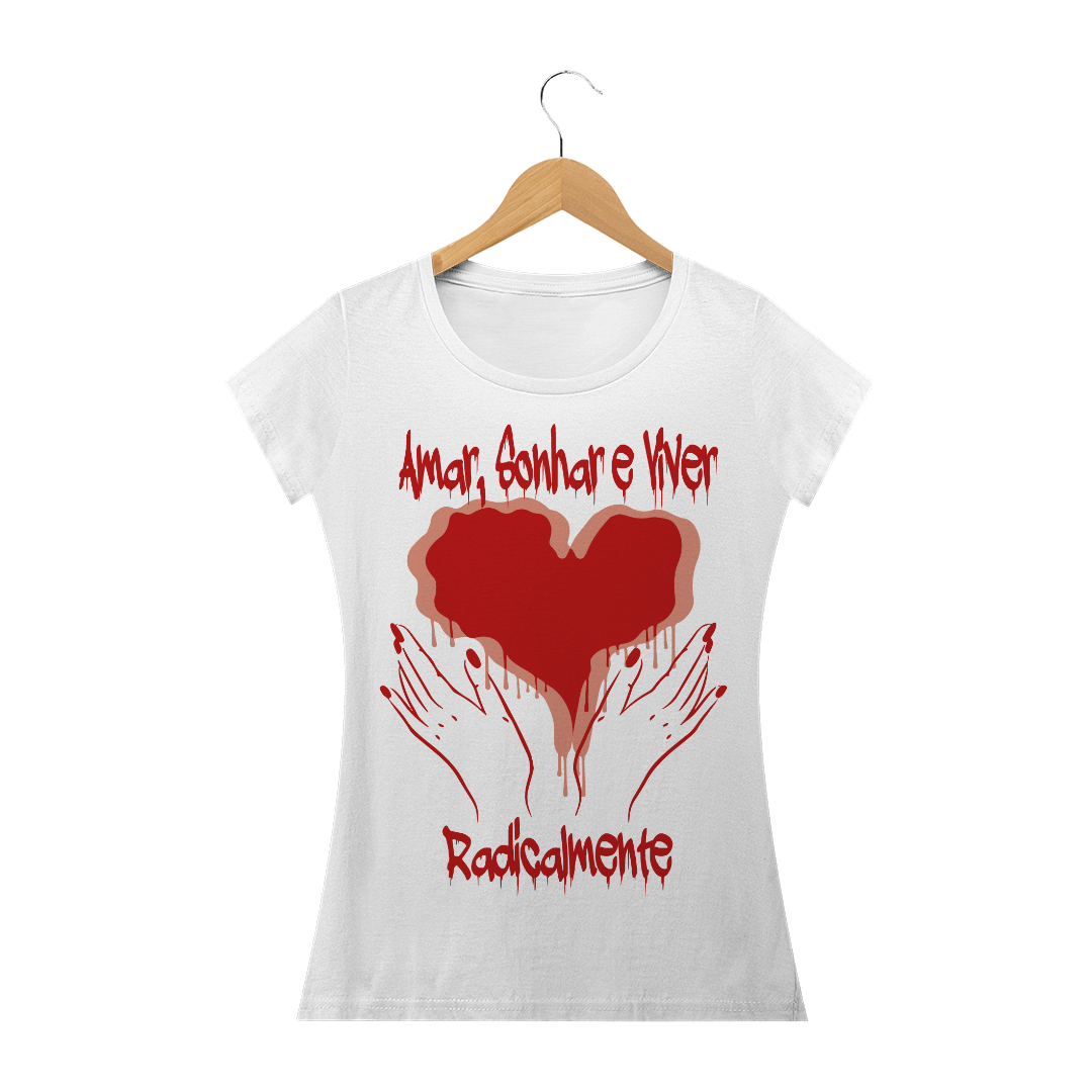 Nome do produto  Camisa baby long - Amar radicalmente