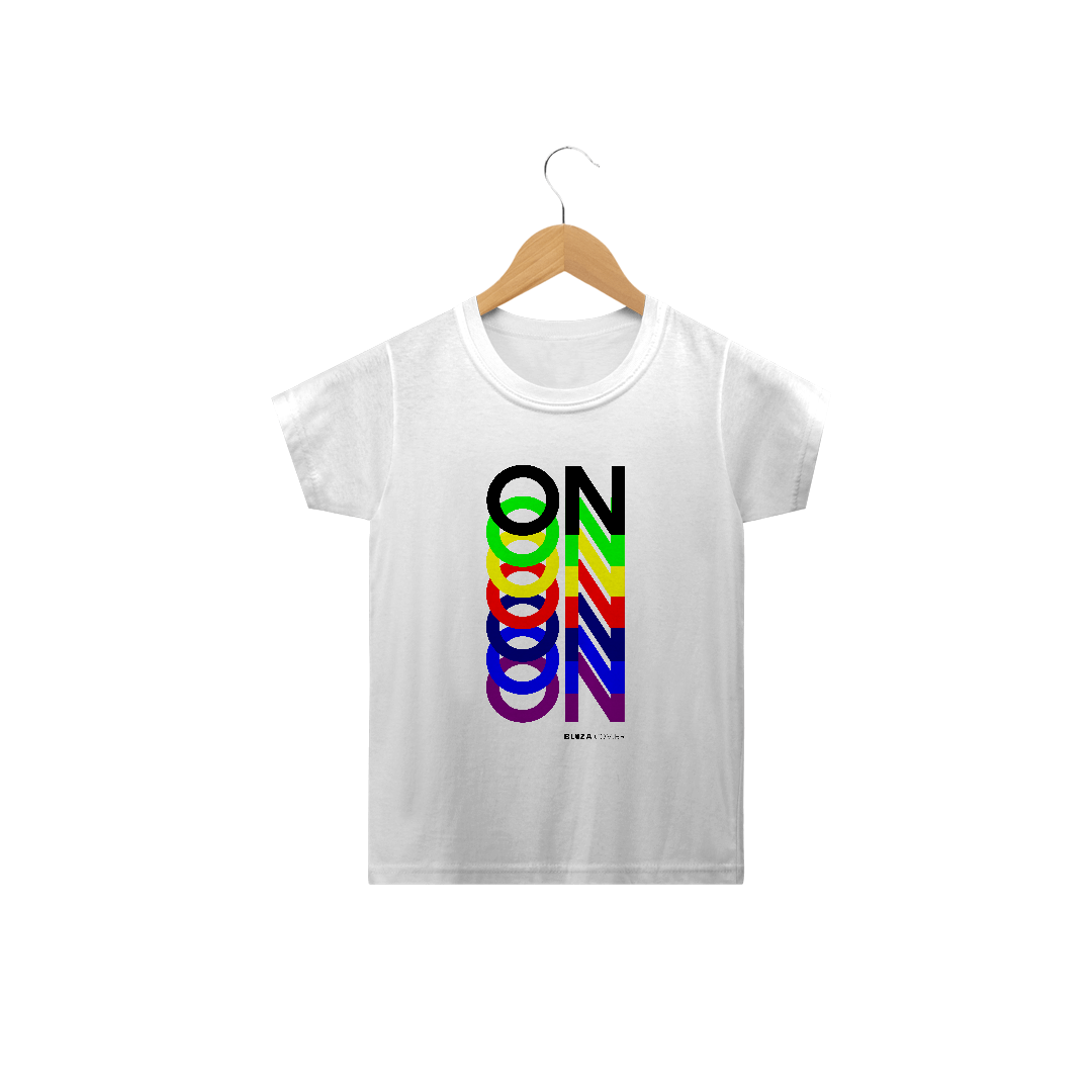 Nome do produto: ON, Camiseta Infantil, Bluza.com.br