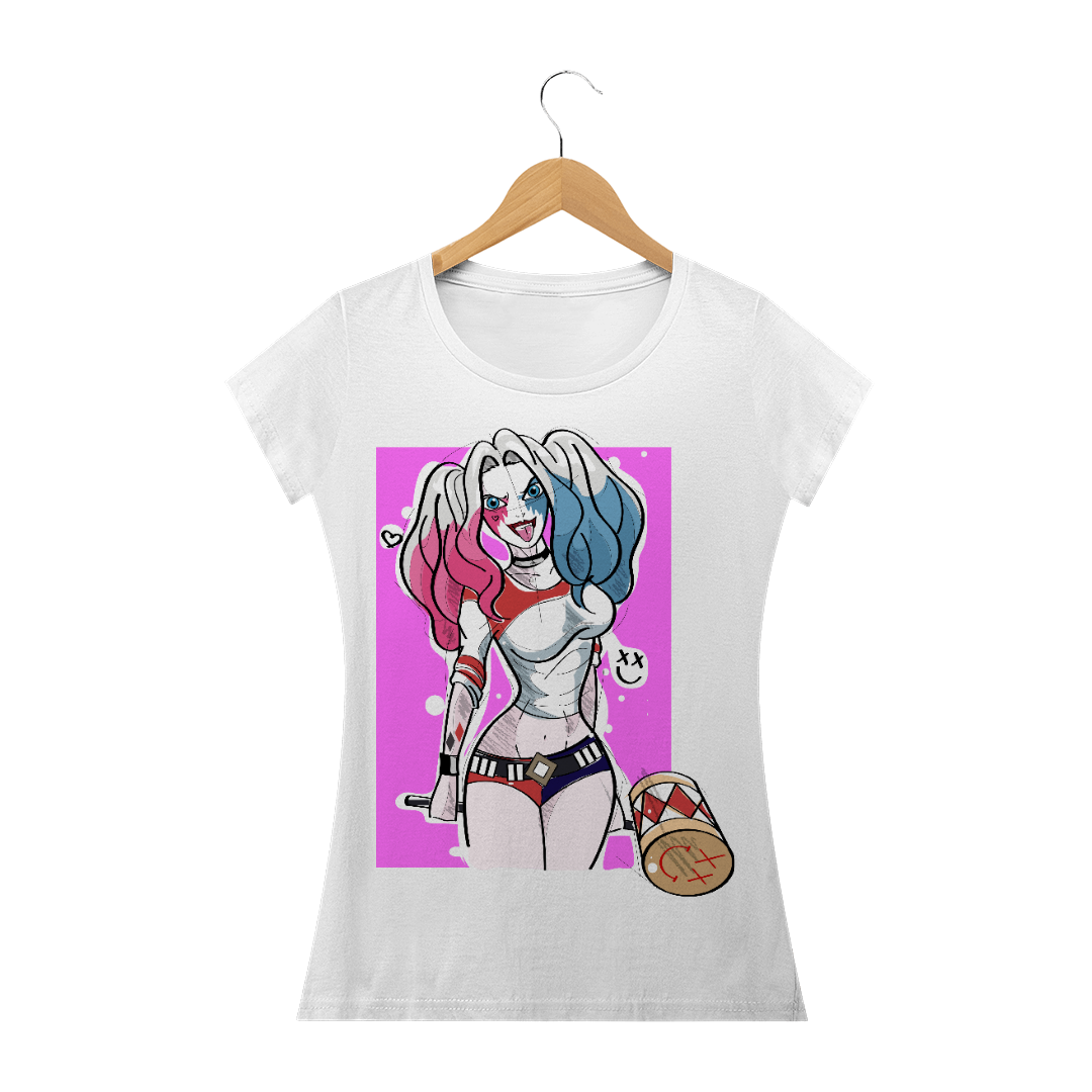 Nome do produto  Baby Look Harley Quinn