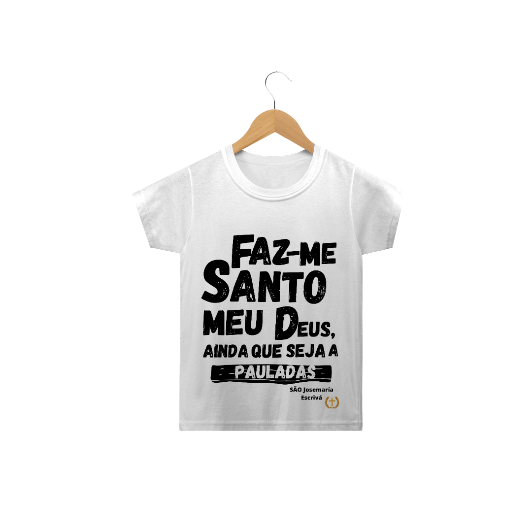 Nome do produto  Infantil Faz-me Santo Preto