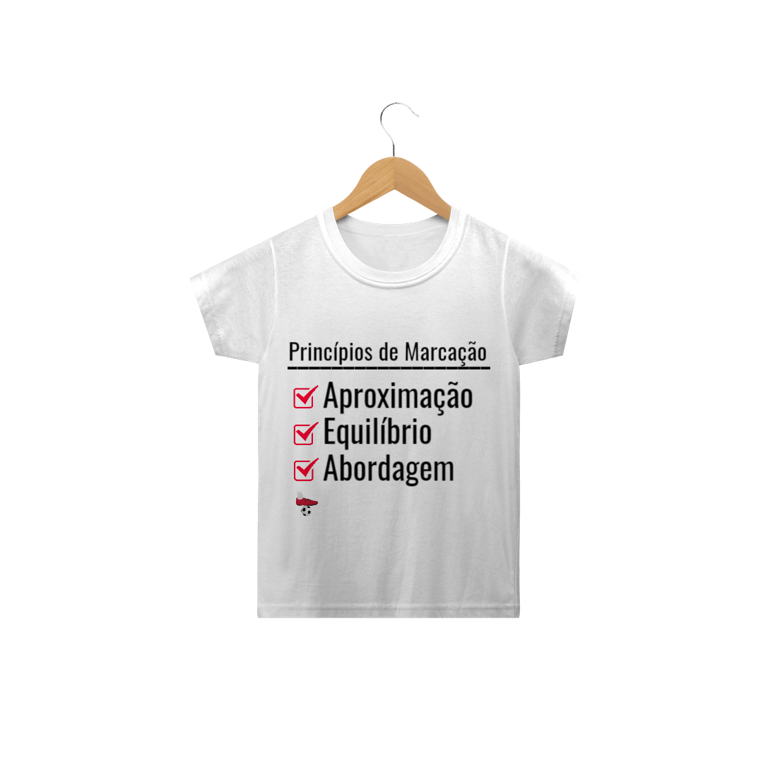 Nome do produto  Blusa Princípios de Marcação Infantil