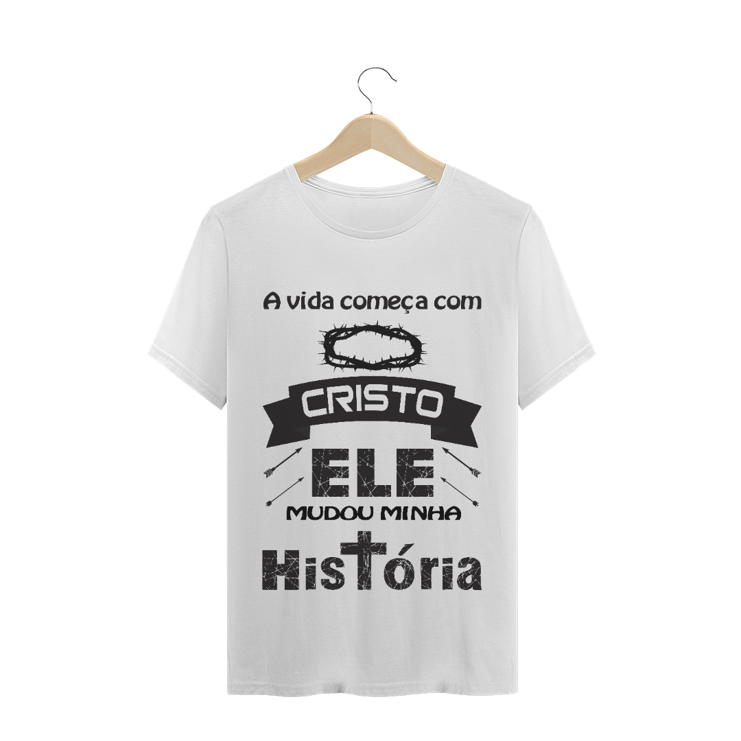 CAMISETA MASCULINA  FRASE CRISTO 