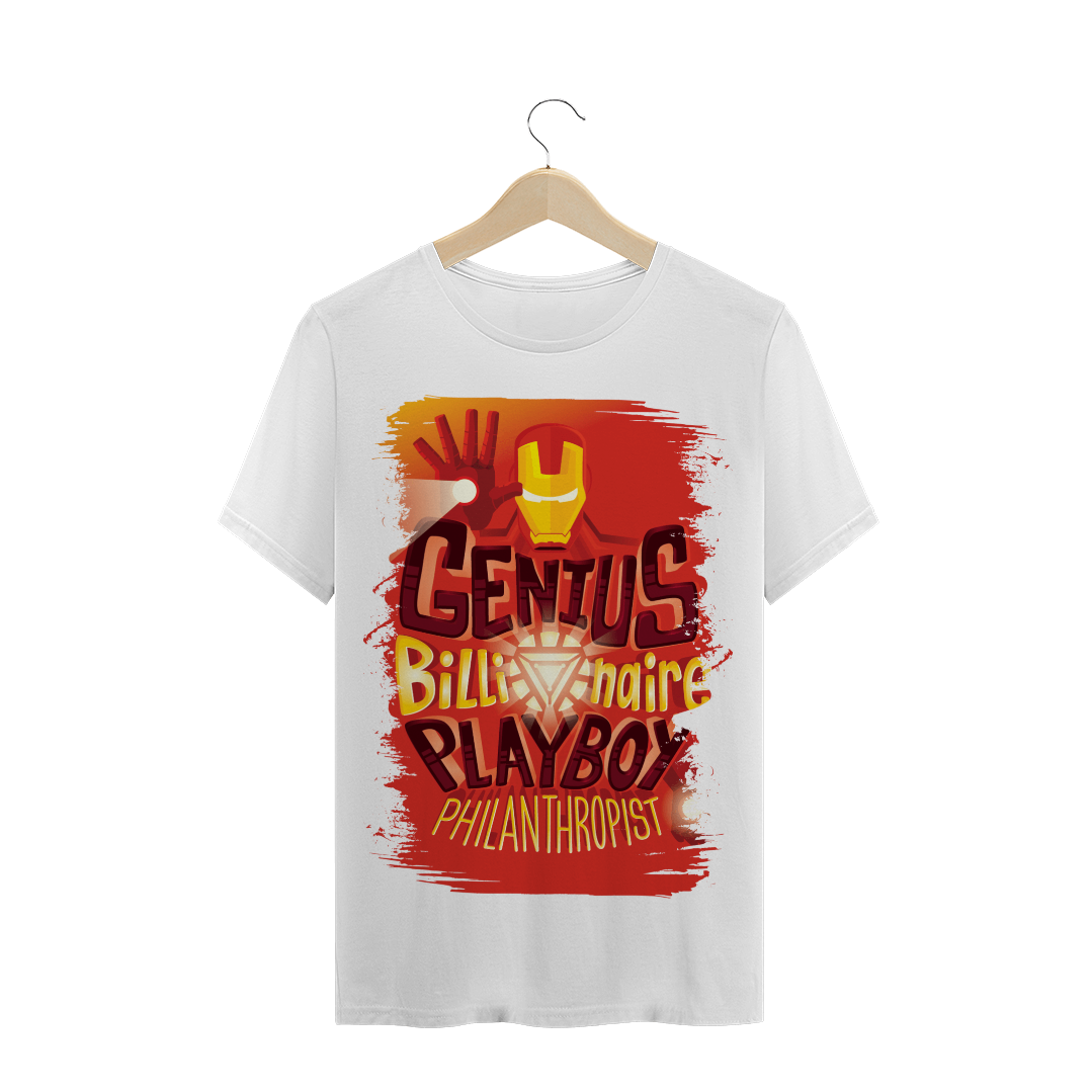 Nome do produto  camisa Frase do Heroi (iron man)