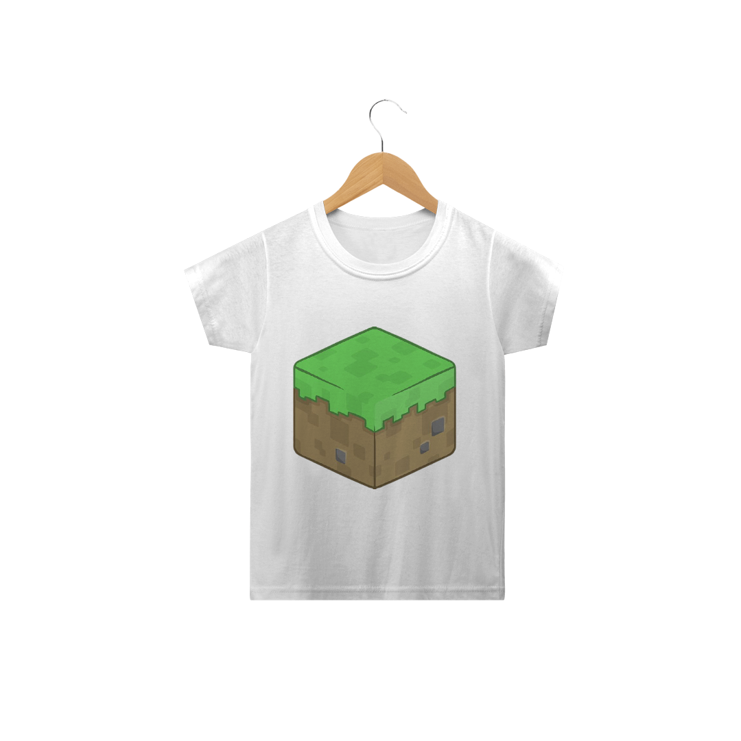 Nome do produto  camisa bloco de grama minecraft full cores