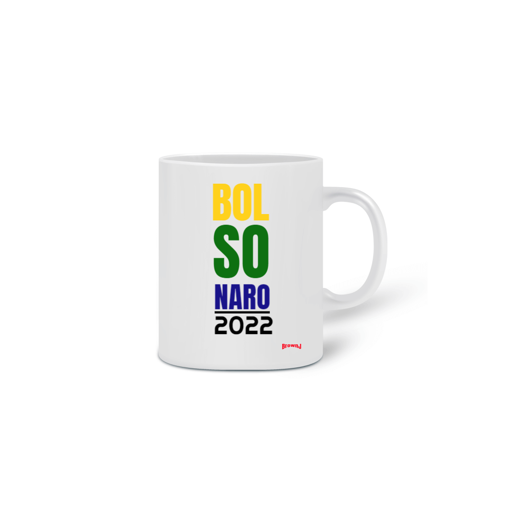 Nome do produto  Caneca Bolsonaro 2022 Color em Cerâmica