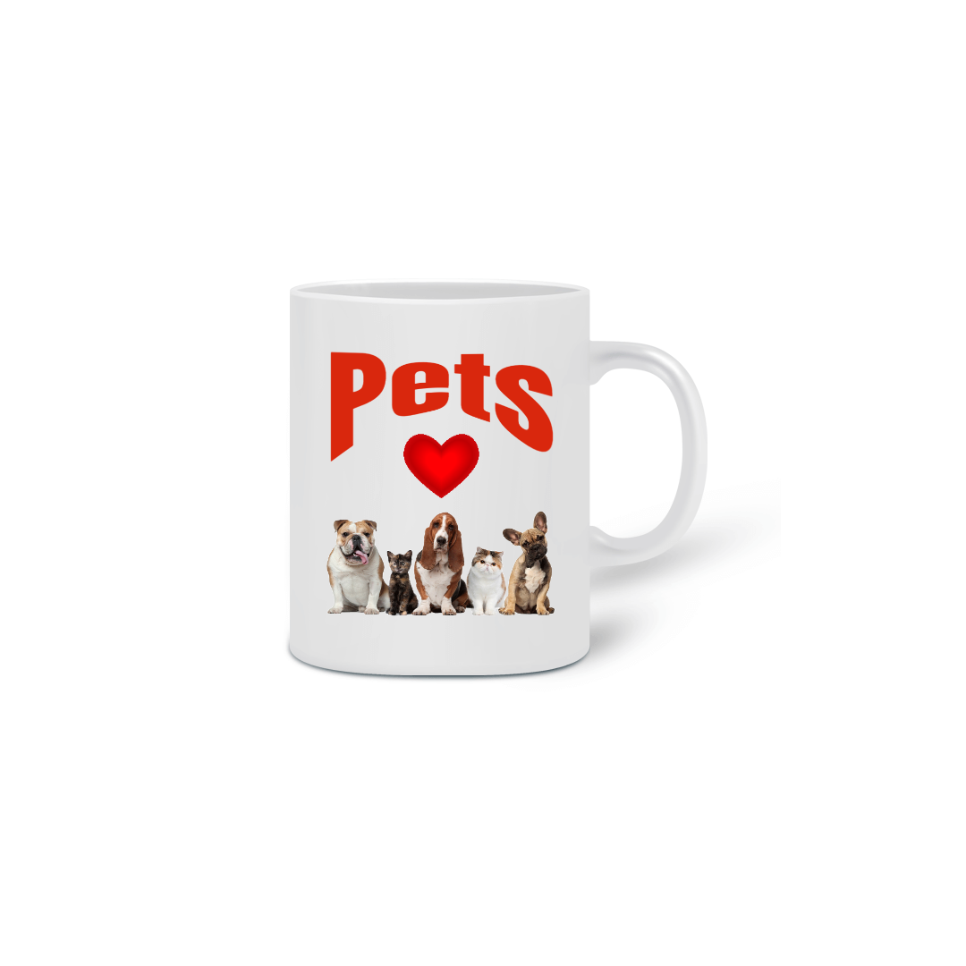 Caneca Pets em Cerâmica