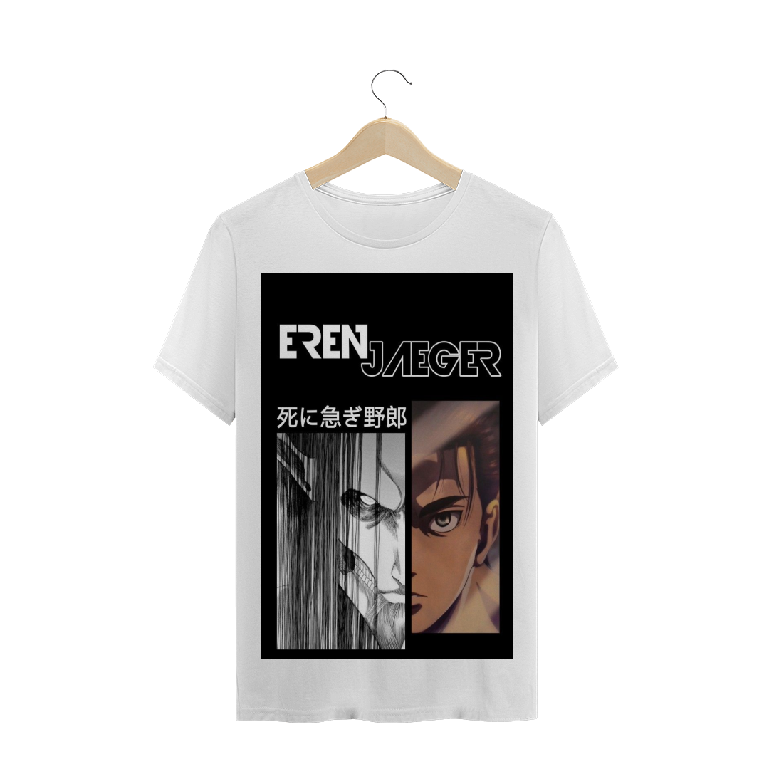 Nome do produto  T-SHIRT PRIME - COLEÇÃO ESPECIAL ANIMES - EREN JAEGER