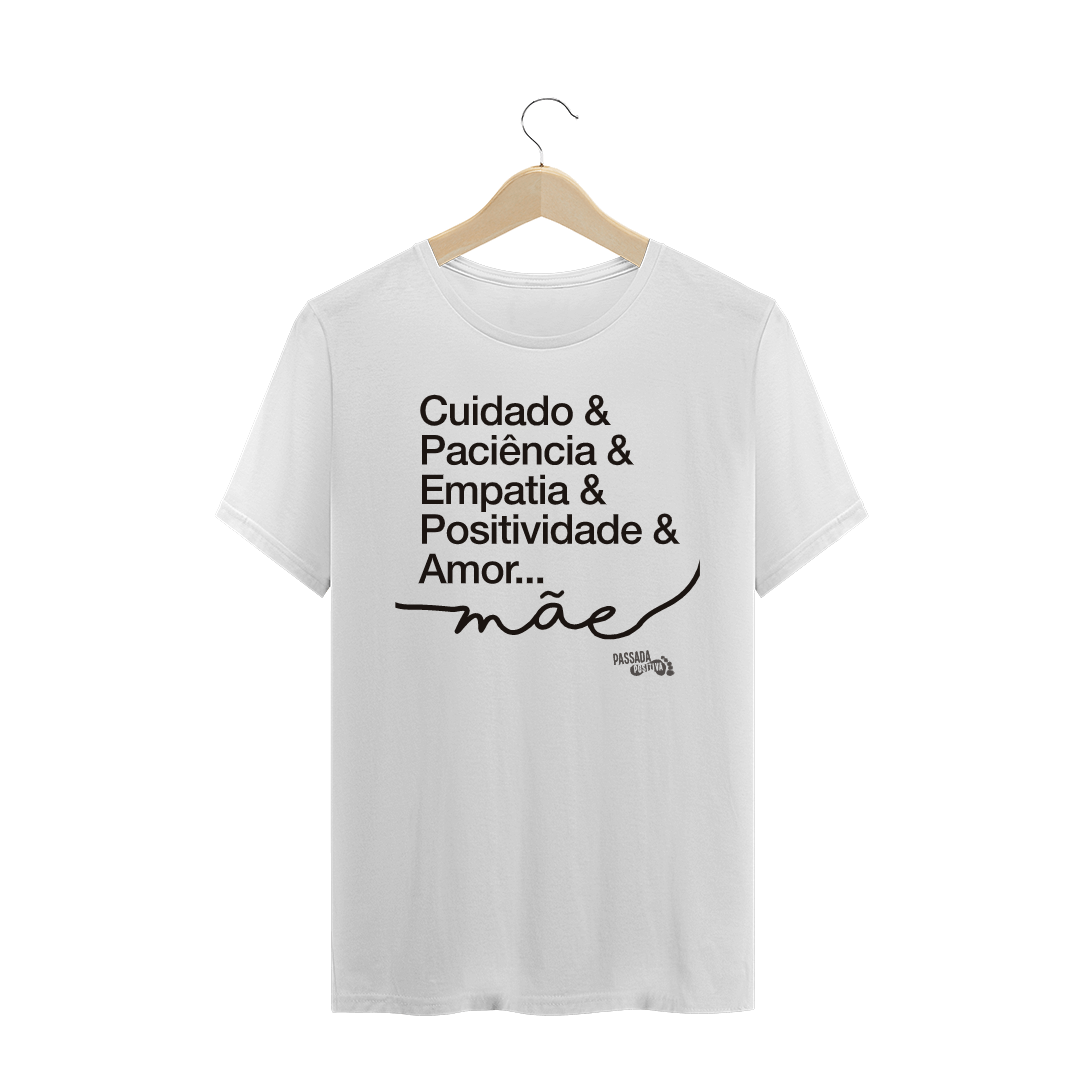 Nome do produto  T-shirt Tradicional MÃE PALAVRAS POSITIVAS (branca, amarela ou laranja)