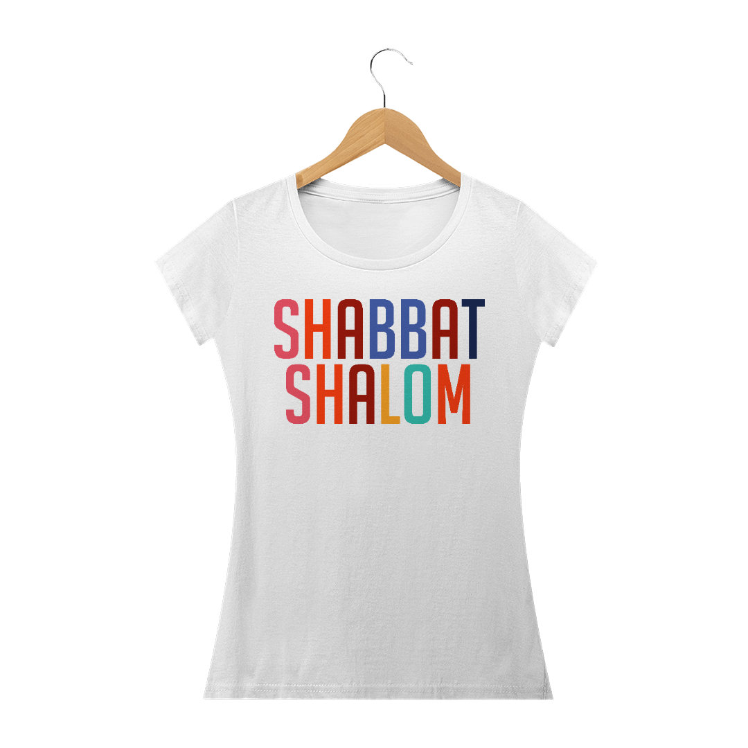 Nome do produto  Camisa Feminina Shabat shalom 