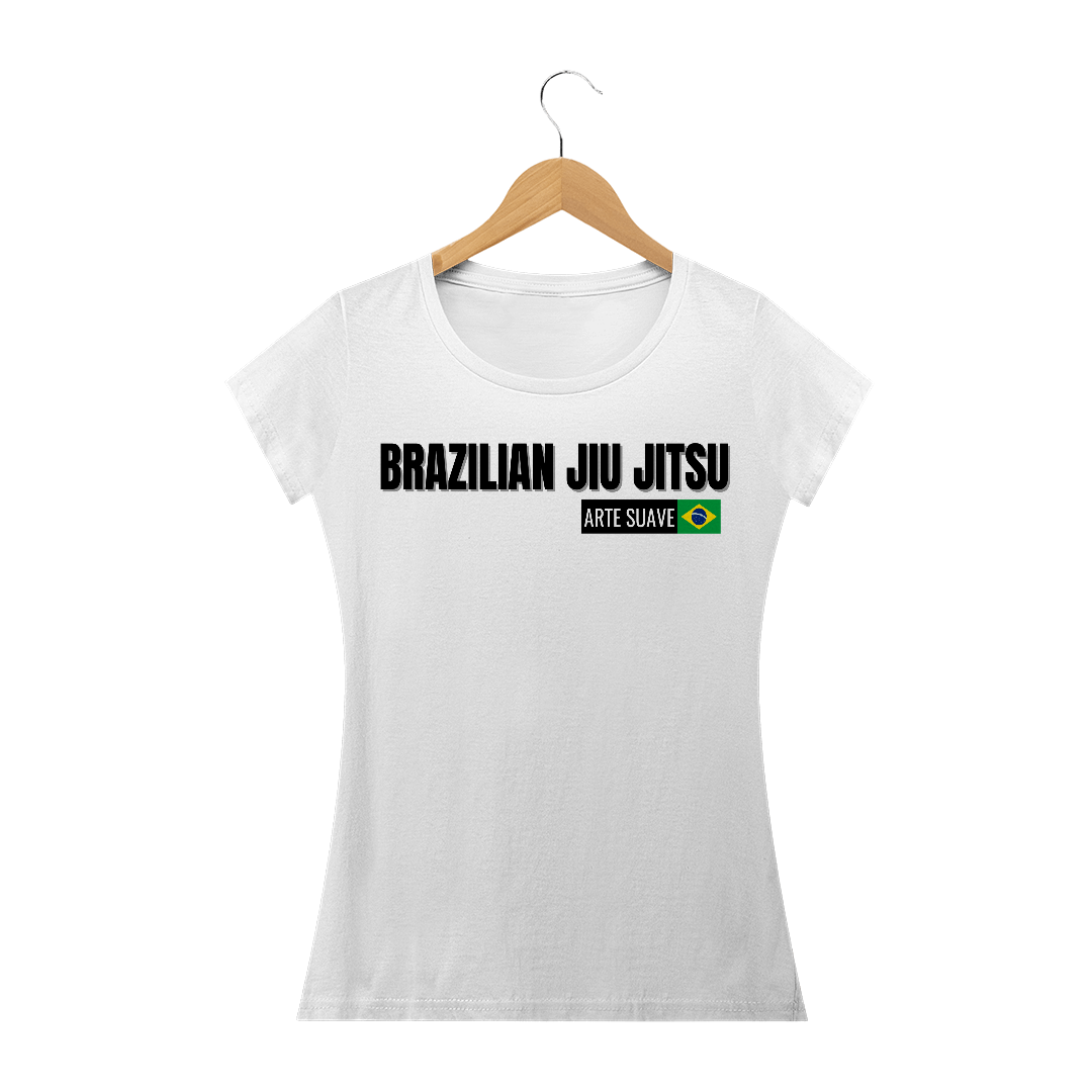 Nome do produto  T-Shirt Baby Look Feminina Brasilian Jiu Jitsu