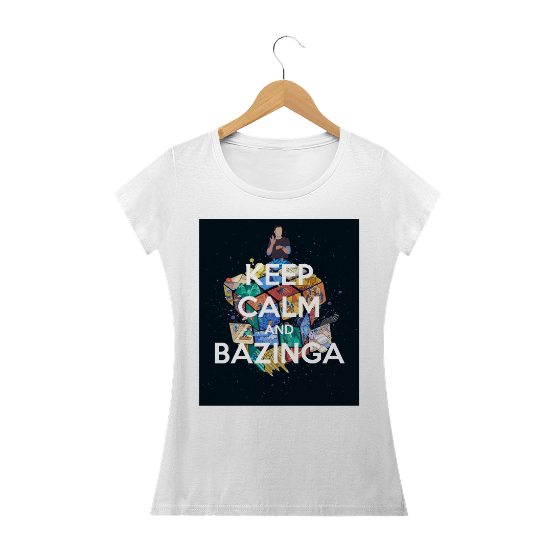 Nome do produto  Camiseta Feminina Bazinga