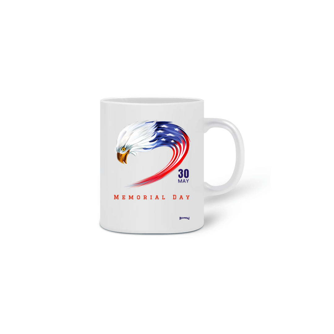 Nome do produto  Caneca Memorial Day em cerâmica.