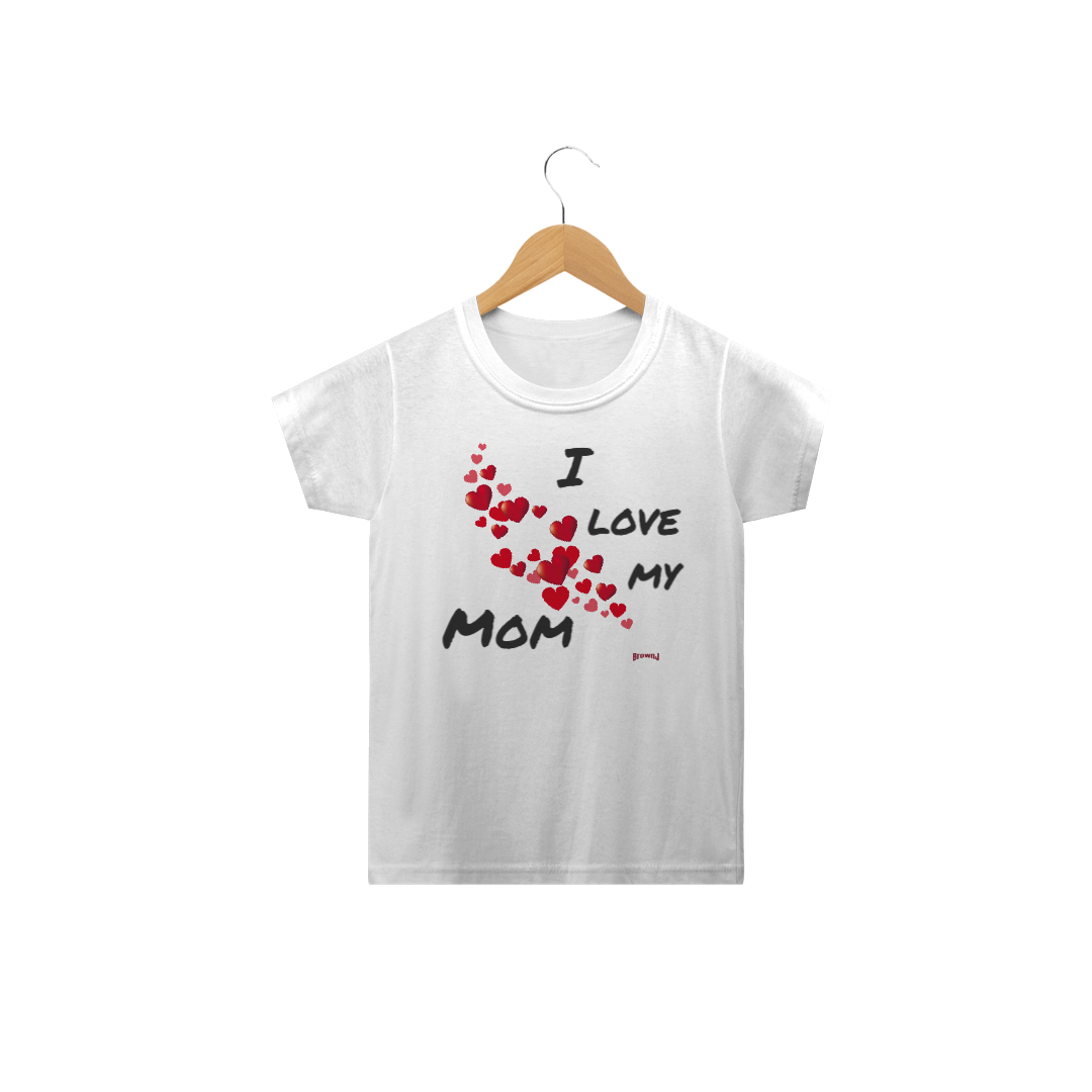 Nome do produto  Camiseta Infantil Eu Amo a Mamãe Tshirt Quality