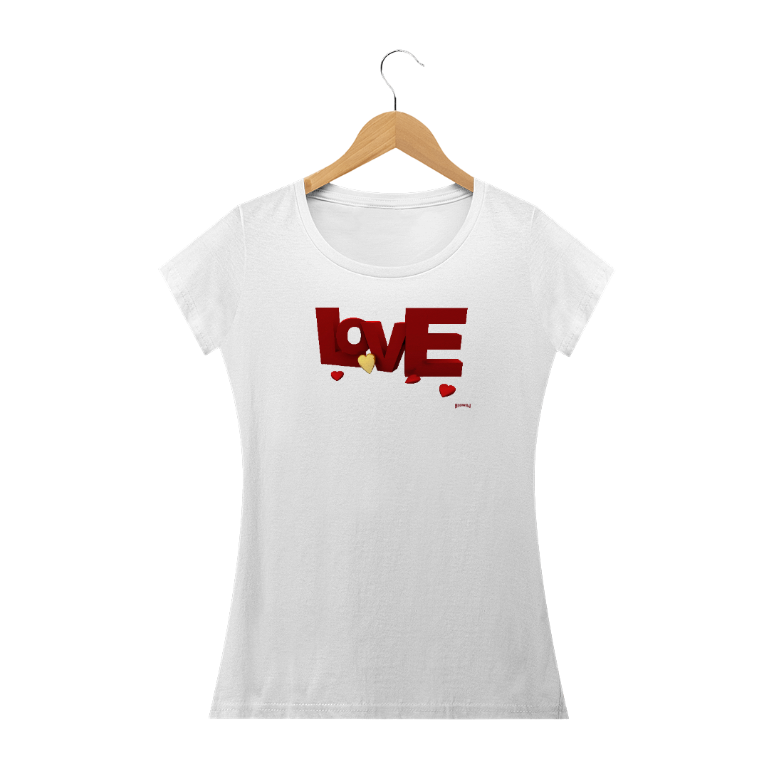 Nome do produto  Camiseta Feminina Love Baby Long Quality