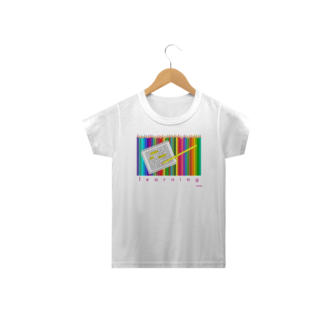 Nome do produto  Camiseta Infantil Learning Tshirt Quality