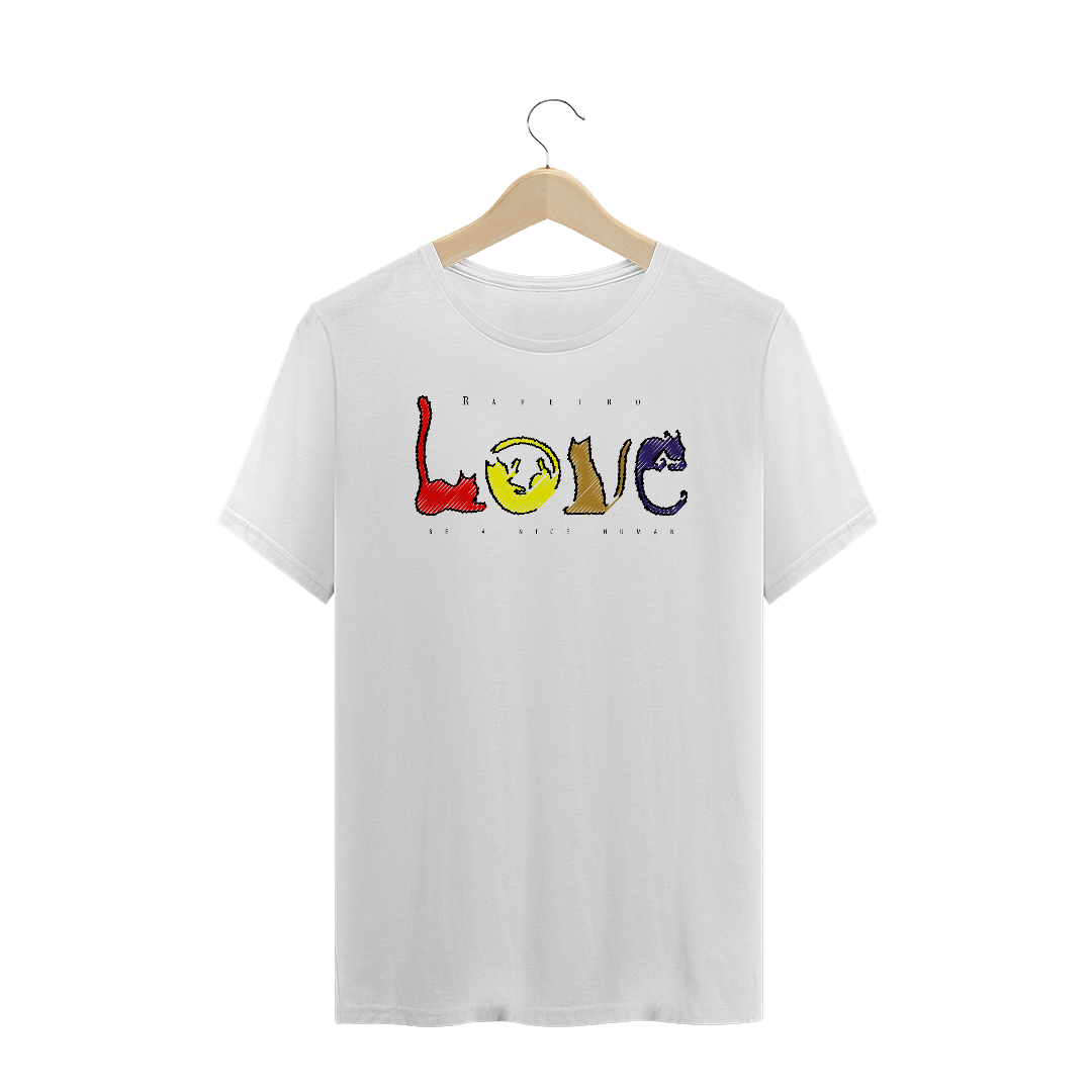 Nome do produto  T-shirt plus size Love