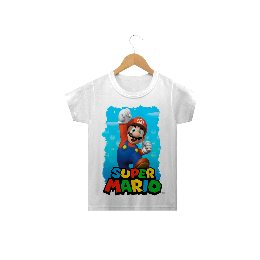 Nome do produto: SUPER MARIO BROS - CÉU AZUL INFANTIL