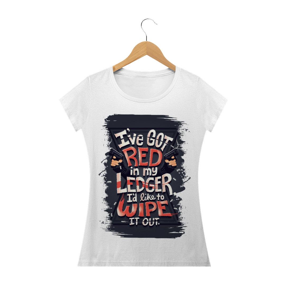 Camiseta Frase Viuva Negra Feminina