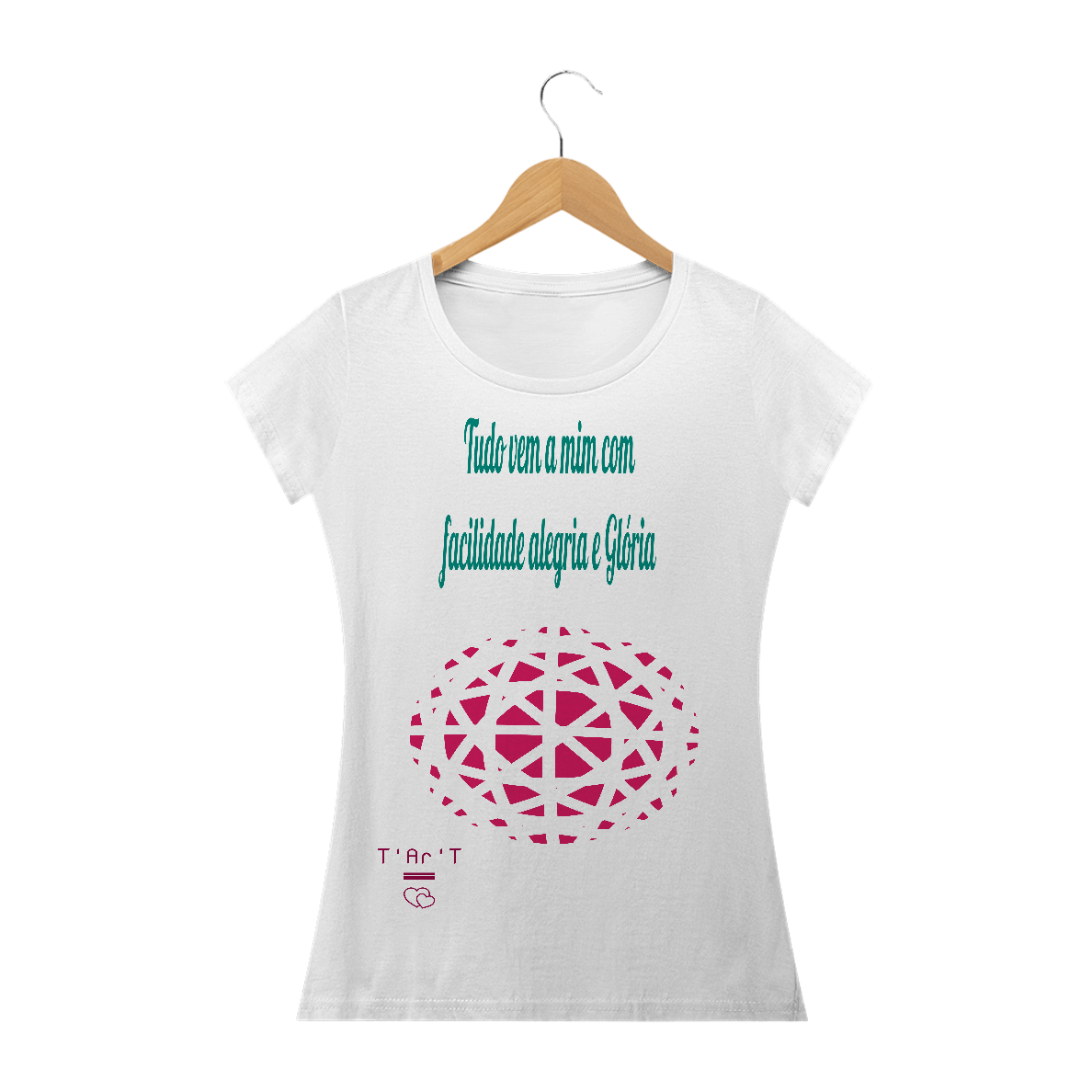 Nome do produto: Tudo vem a mim com facilidade alegria e glória 