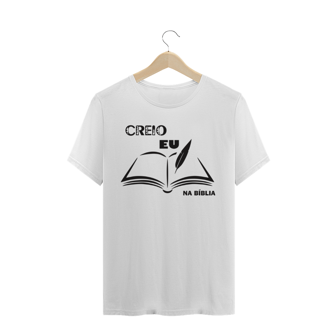 Nome do produto  Camiseta gospel creio eu na bíblia