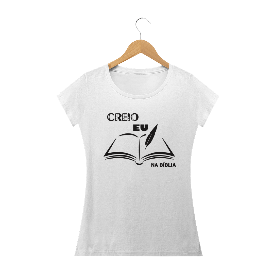 Baby look prime gospel creio eu na bíblia