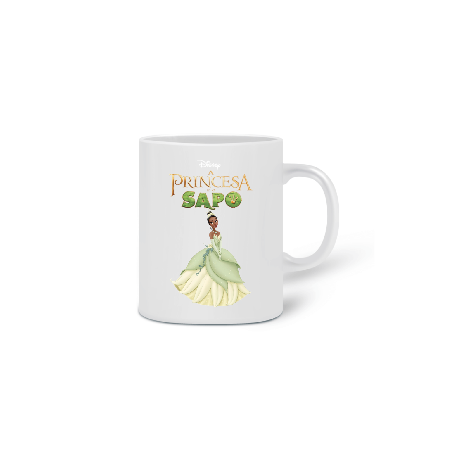 Nome do produto  Coleção Caneca Princesas - Tiana - A Princesa e o Sapo