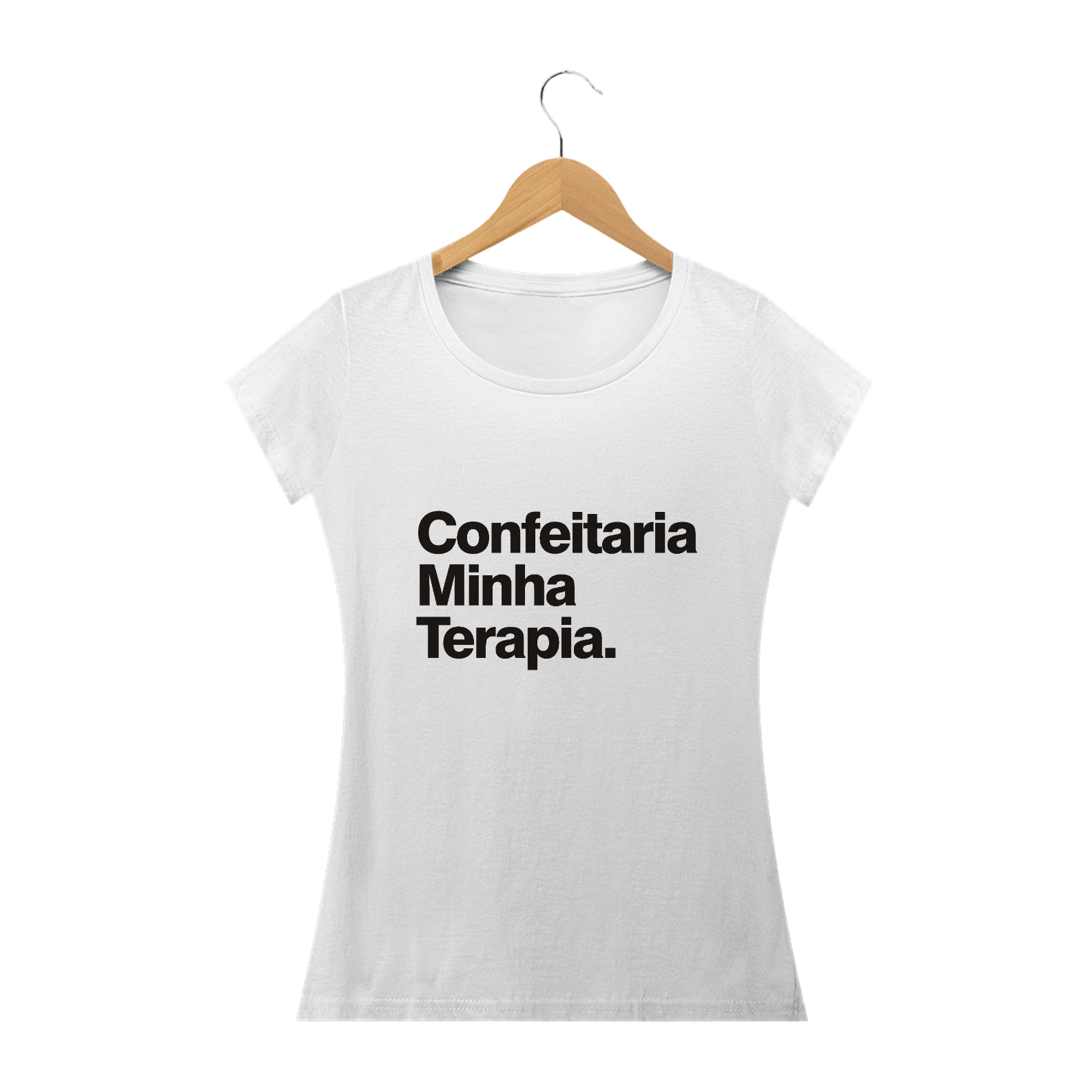 Nome do produto  Confeitaria Minha Terapia - Texto Preto