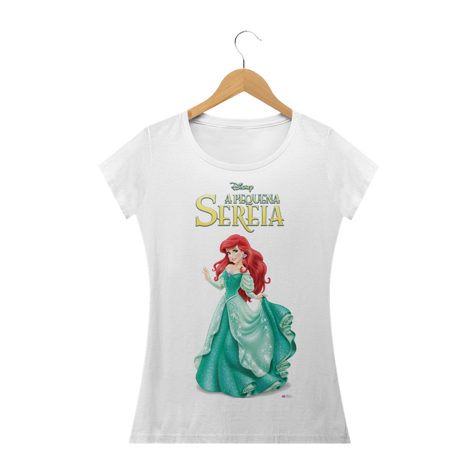 Nome do produto  T-shirt A Pequena Sereia - Ariel Princesa