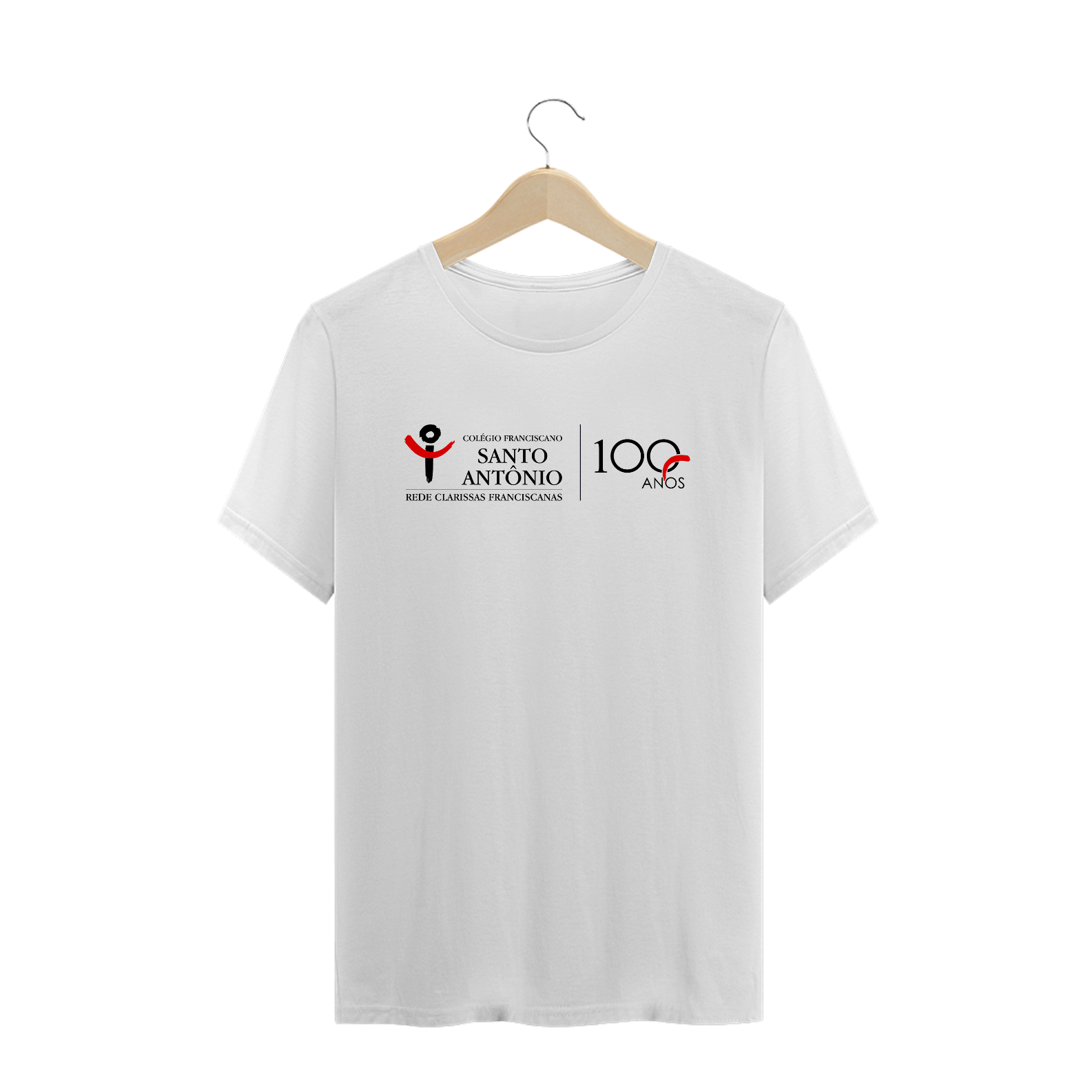 Nome do produto  Camiseta 100 anos - CFSA - Branca