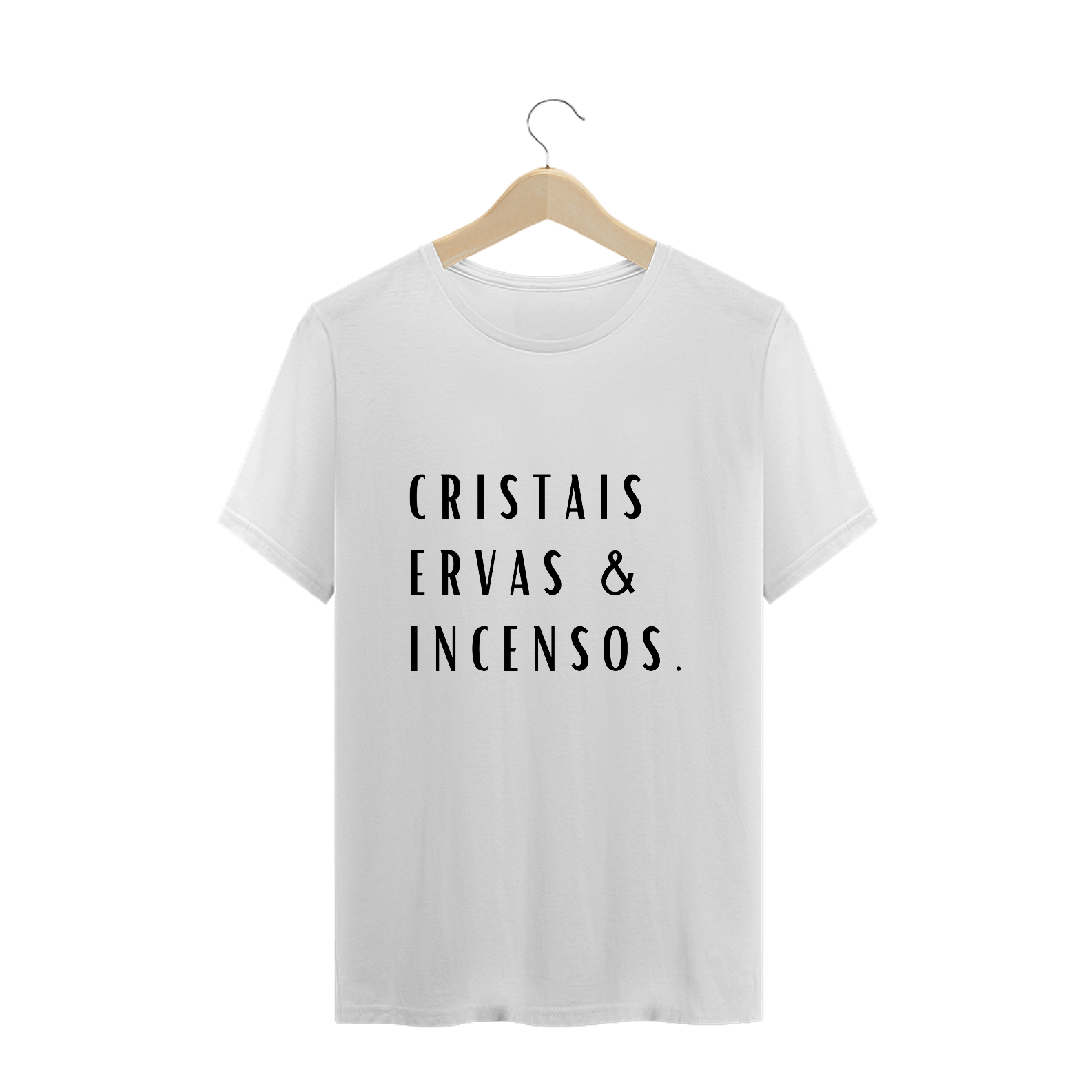 Nome do produto  T-SHIRT - COLEÇÃO MYSTIC - CRISTAIS, ERVAS & INCENSOS