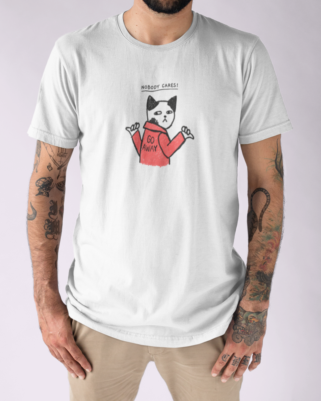 Nome do produto  Camiseta Nobody Cares