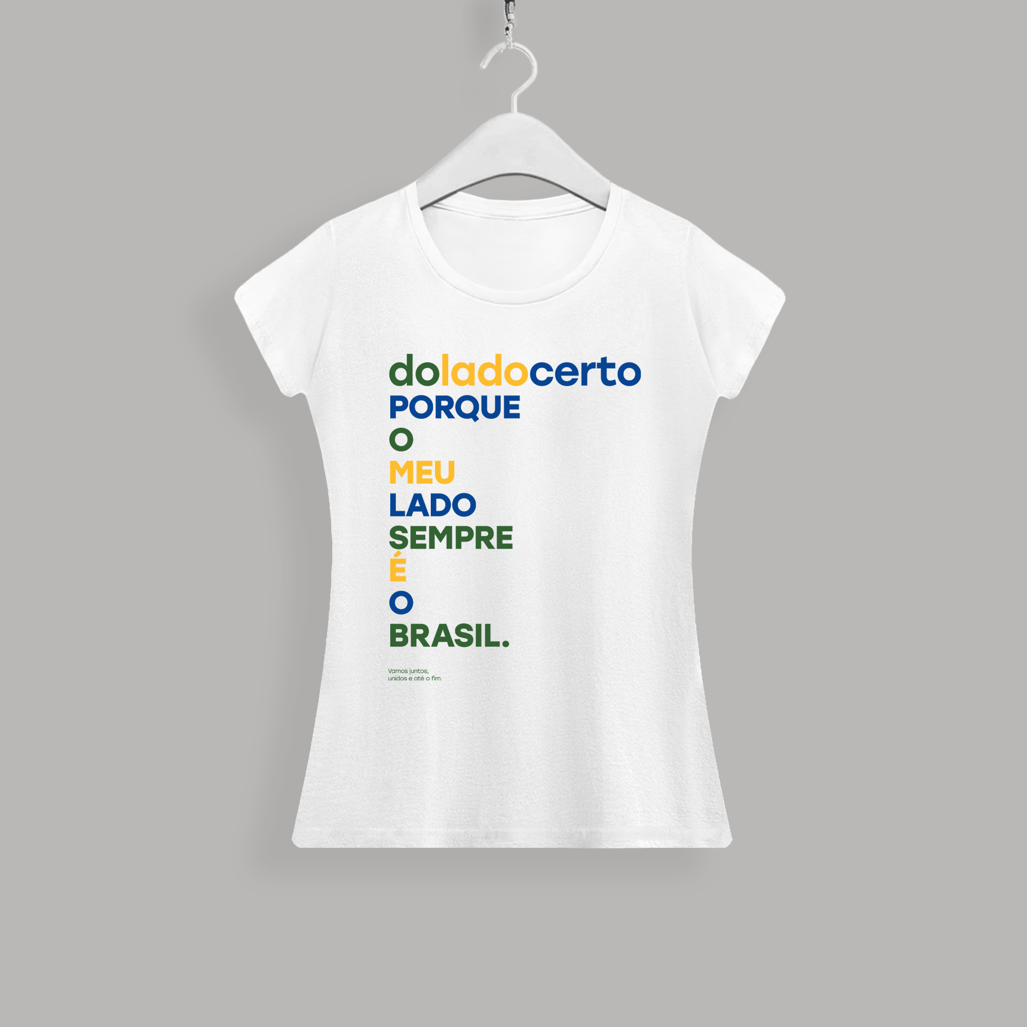 Nome do produto  O meu lado sempre é o Brasil