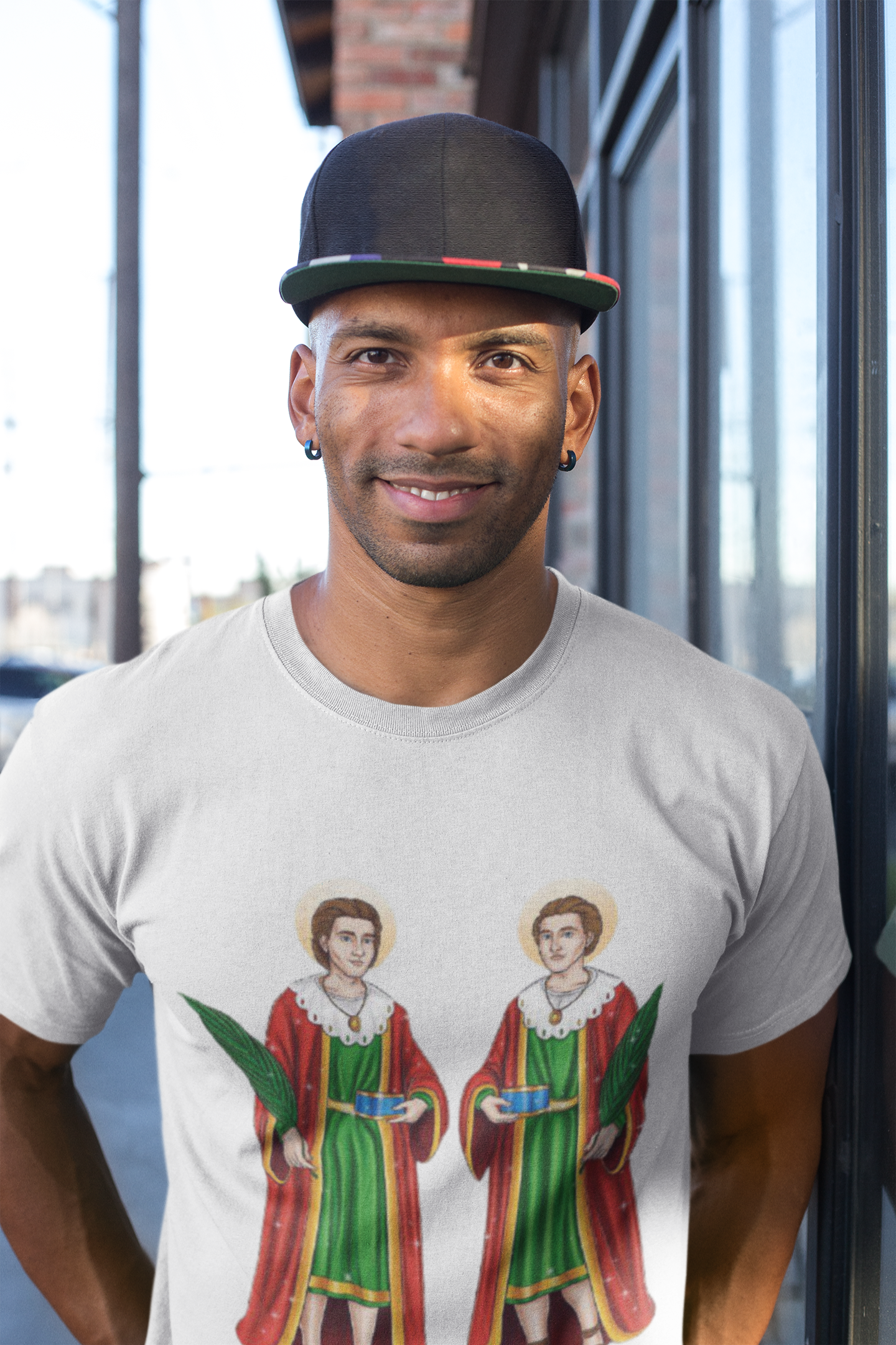 Camiseta do Cosme e Damião (Unisex)