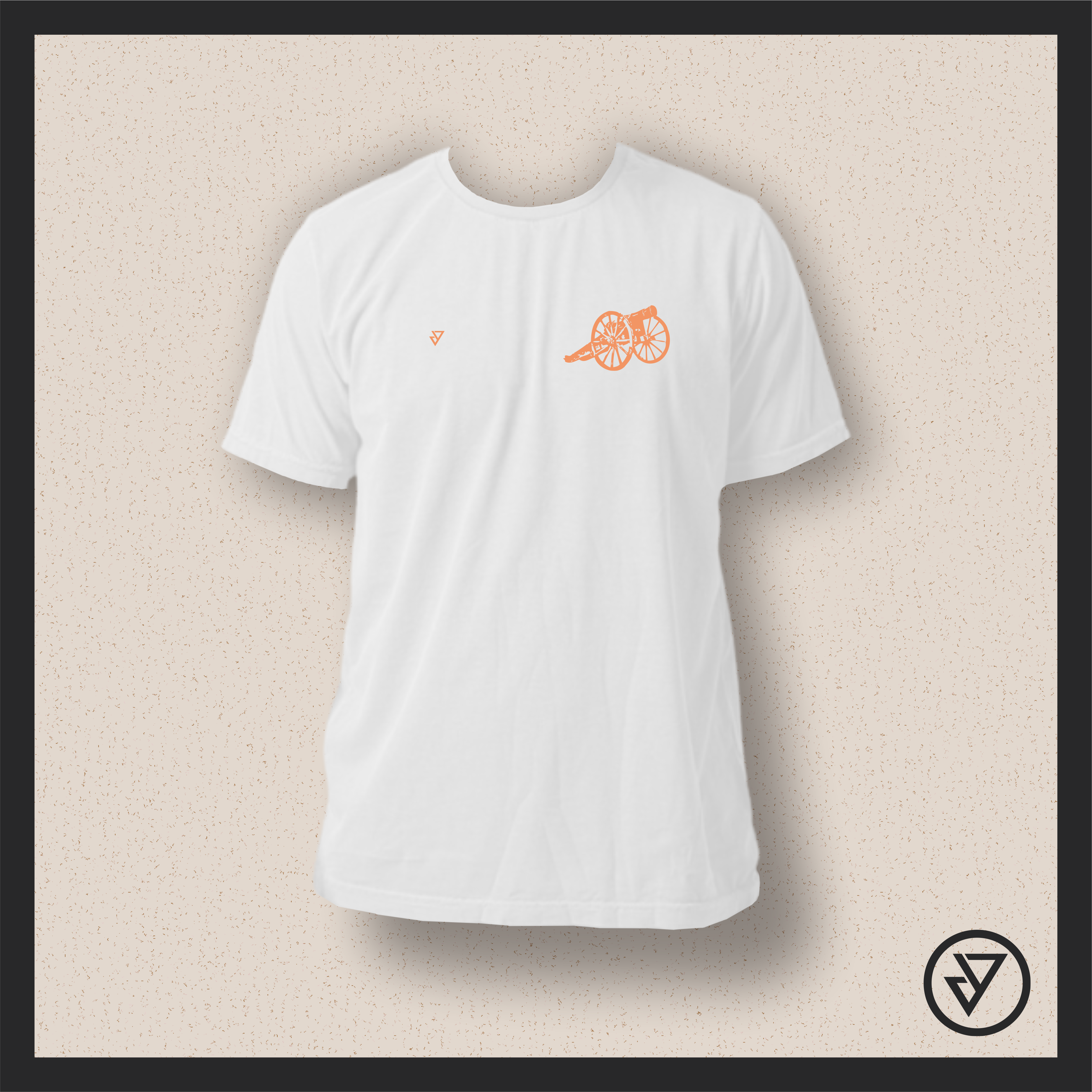 Camisa AC/DC (For Those About to Rock) - Branca/Preta