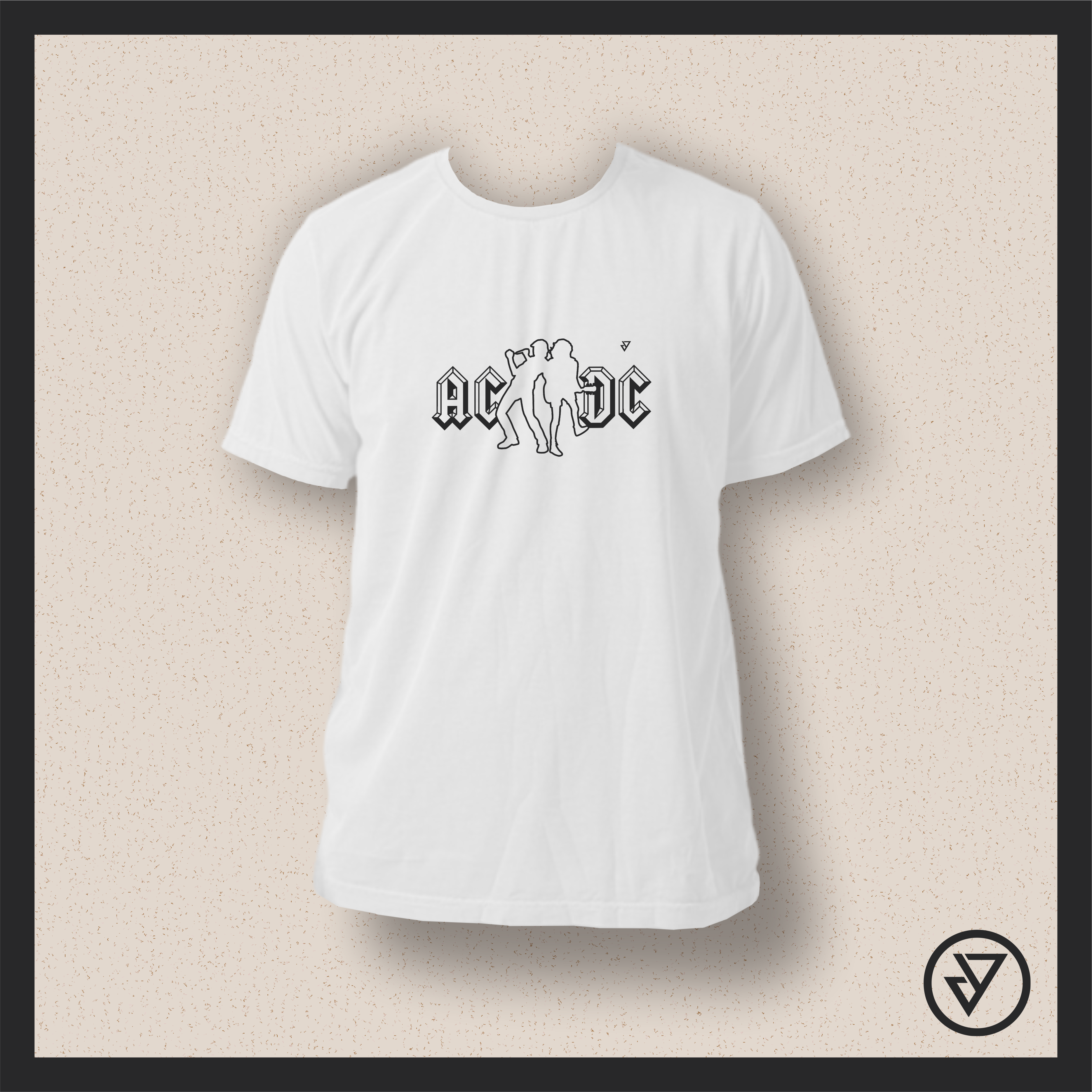 Camisa AC/DC - Branca