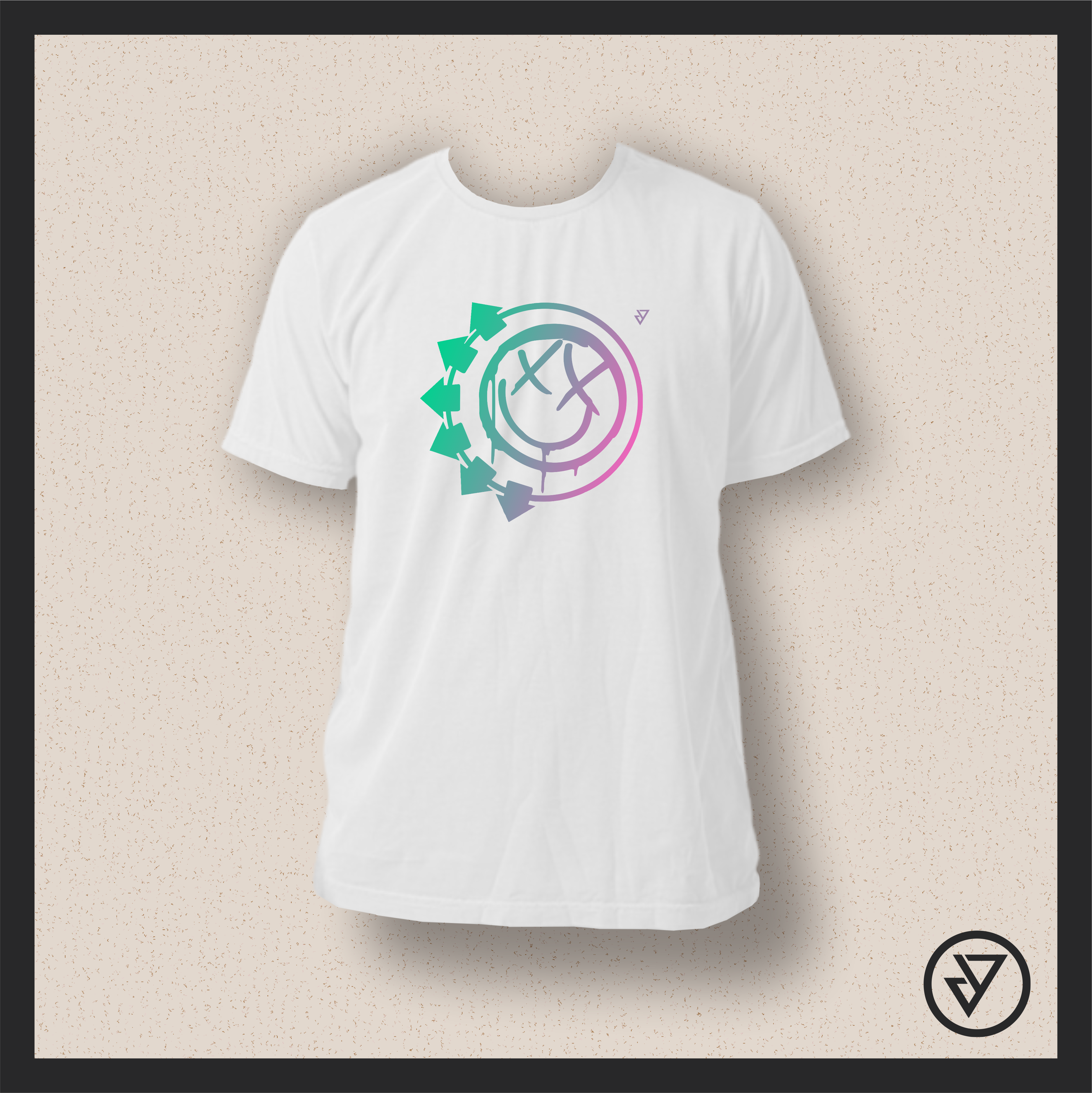 Nome do produto  Camisa Blink-182 - Branca/Preta